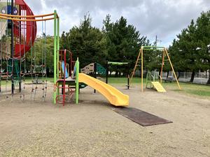亀田公園の雲梯 - こども複合遊具の一部 (写真は問い合わせフォームでいただいたもの。2026.09.28)